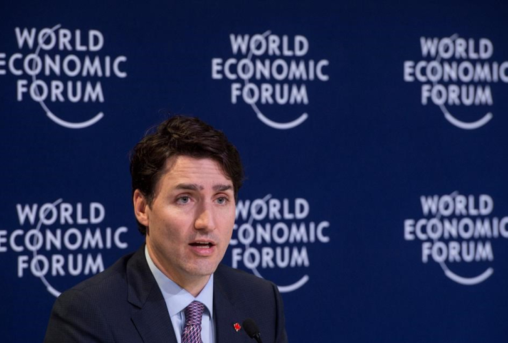 Prime Minister Justin Trudeau, World Economic Forum, Davos, Switzerland,