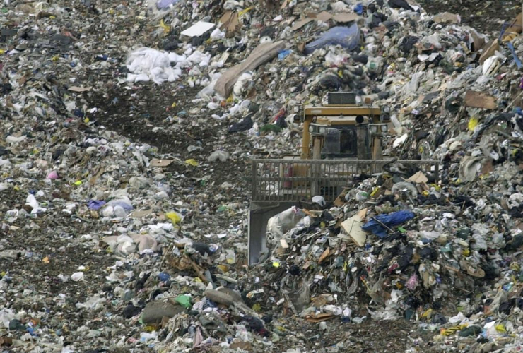 Garbage, landfill, Sumpter Township, Mich.,