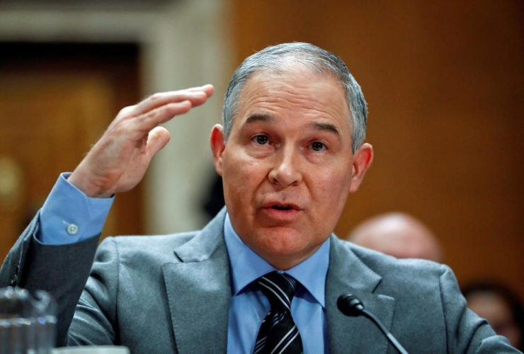 Environmental Protection Agency administrator, Scott Pruitt, Senate Environment Committee, Capitol Hill, Washington,