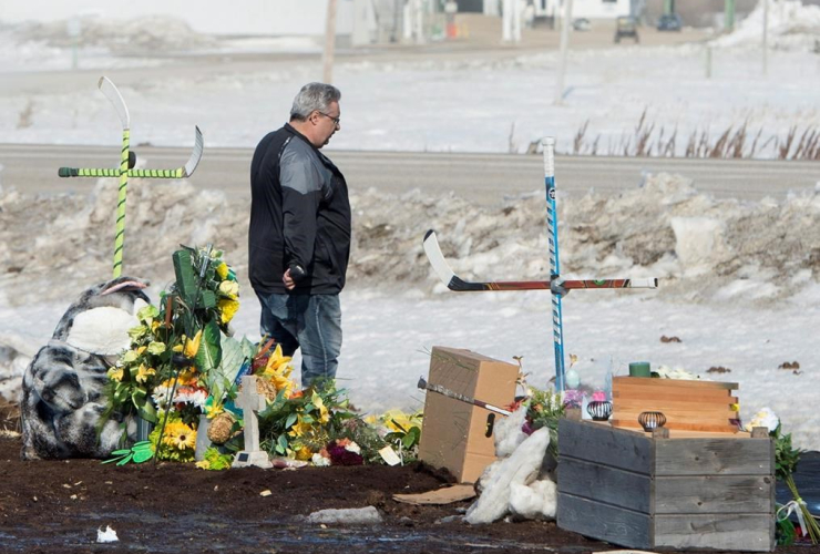 Myles Shumlanski, memorial, bus crash, Tisdale, 