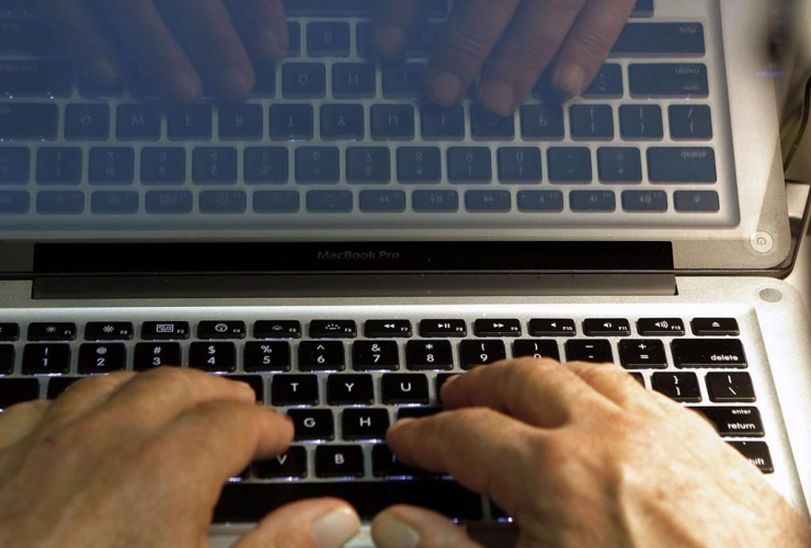 Hands, type, computer keyboard,