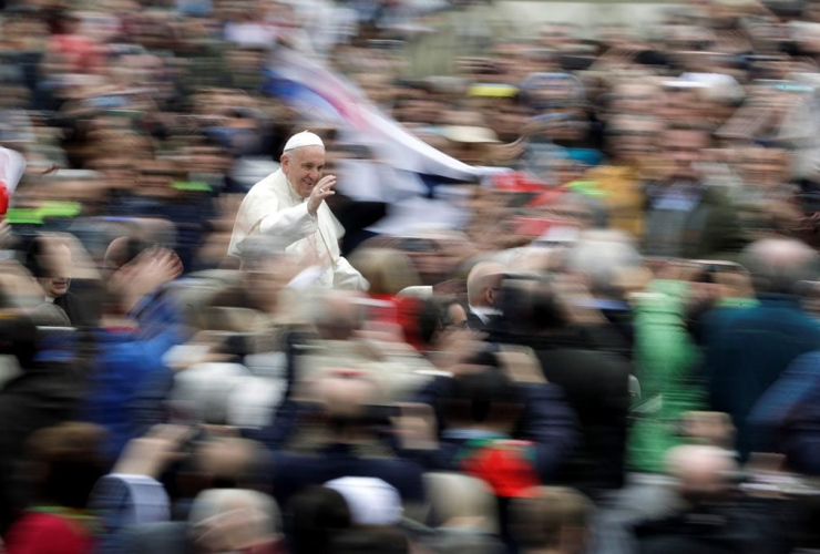 Pope Francis, St.Peter's Square, weekly general audience, Vatican, 