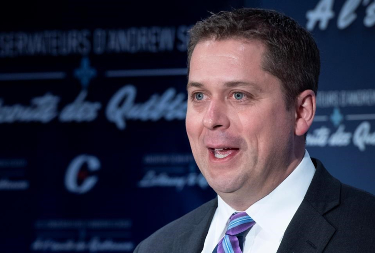 Conservative leader, Andrew Scheer, Montreal, 