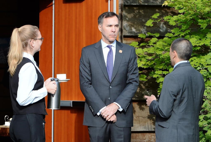 Finance Minister Bill Morneau, G7 finance ministers meeting, Whistler,