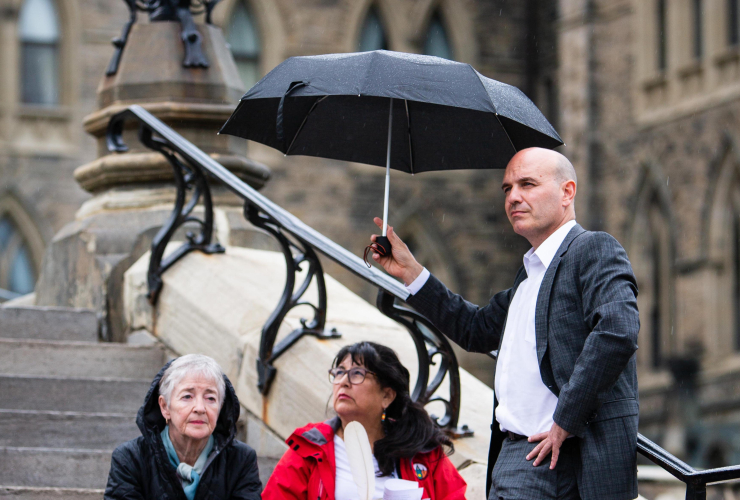 Verna McGregor, Maude Barlow, Nathan Cullen, Ottawa