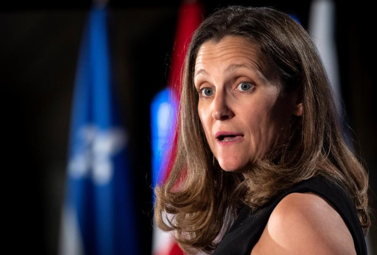 Foreign Affairs Minister Chrystia Freeland,