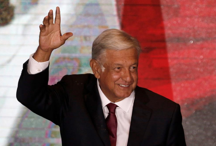 Andres Manuel Lopez Obrador, victory speech, Mexico City,