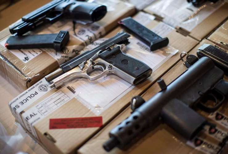 Police, guns seized, 