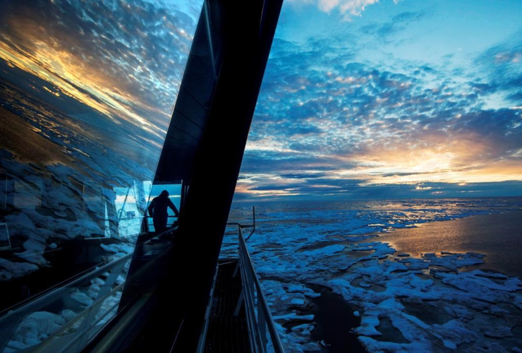 Nigel Greenwood, Finnish icebreaker, MSV Nordica, Northwest Passage, Canadian Arctic Archipelago,