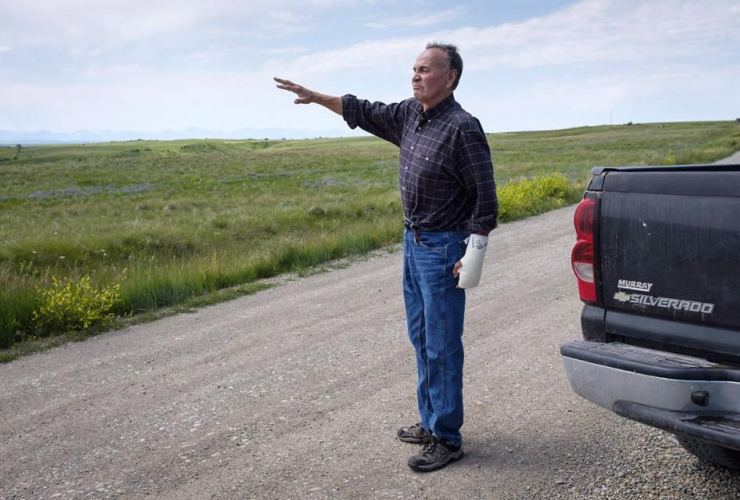 Former Blood Tribe Chief Harley Frank, Spring Coulee, Alta.,