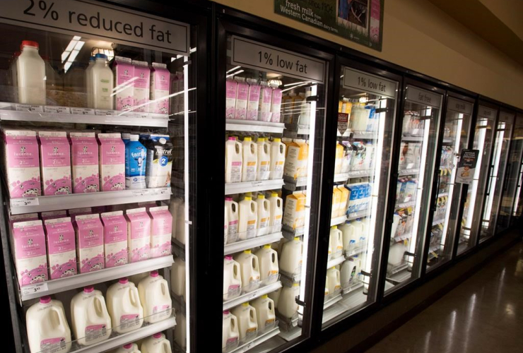 Milk, grocery store, North Vancouver,