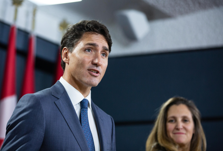 Justin Trudeau, Chrystia Freeland, Ottawa, National Press Theatre, NAFTA, trade, Donald Trump