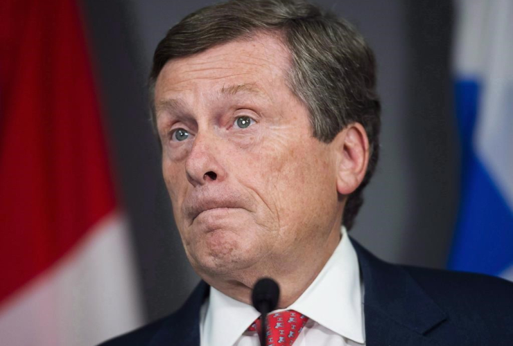 City of Toronto Mayor John Tory,