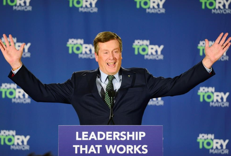 Toronto Mayor John Tory, 