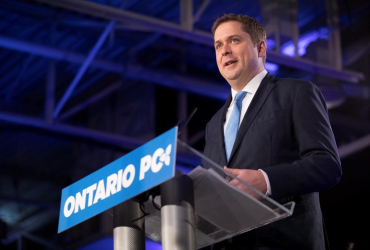 Federal PC Leader Andrew Scheer, Ontario PC Convention, Toronto,