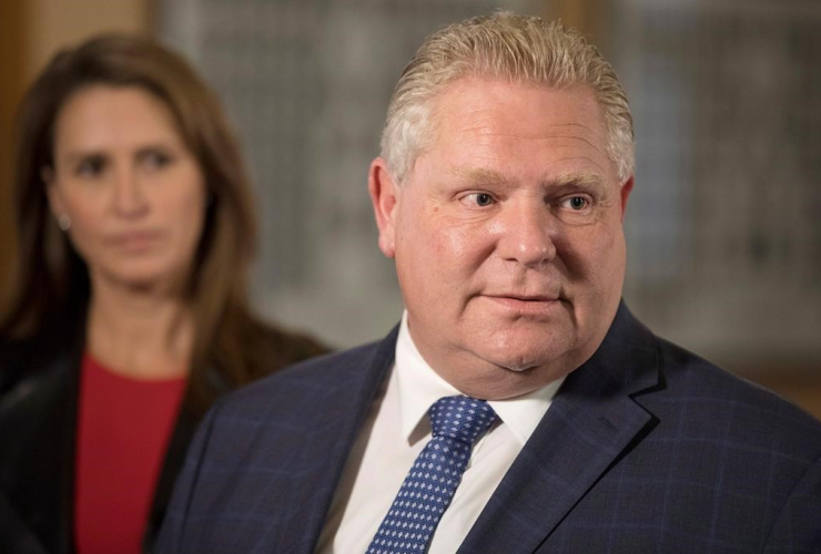 Ontario Attorney General Caroline Mulroney, Ontario Premier Doug Ford,