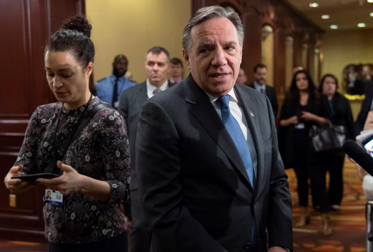 Quebec Premier Francois Legault, 