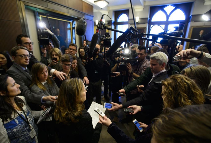 Minister of Foreign Affairs Chrystia Freeland,