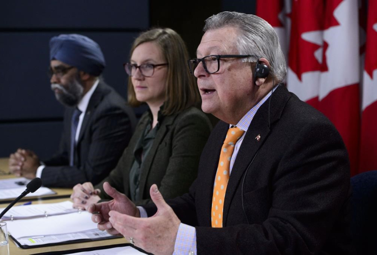 Karina Gould, Ralph Goodale, Harjit Sajjan, 