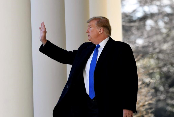 Donald Trump, Rose Garden, White House, Washington, 