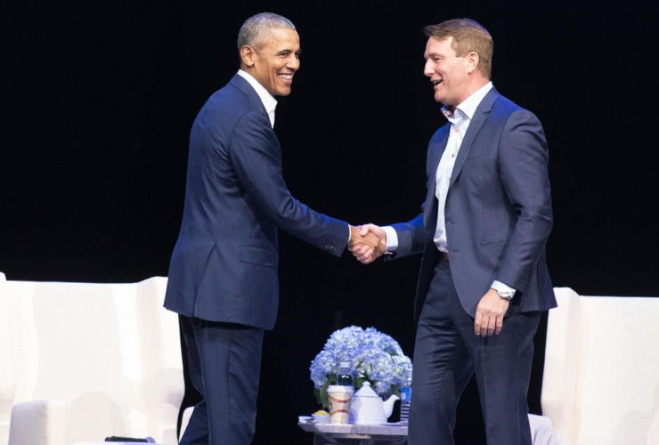 Former U.S. President Barack Obama, Michael Burns, Princess Margaret Cancer Foundation, 