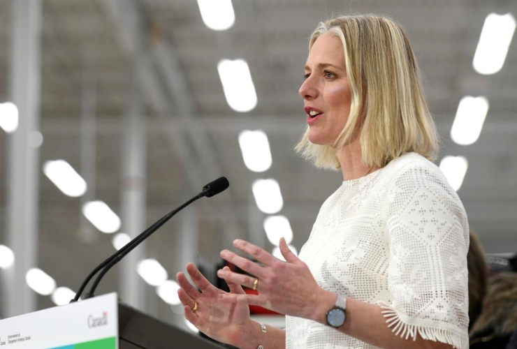 Minister of Environment and Climate Change, Catherine McKenna,