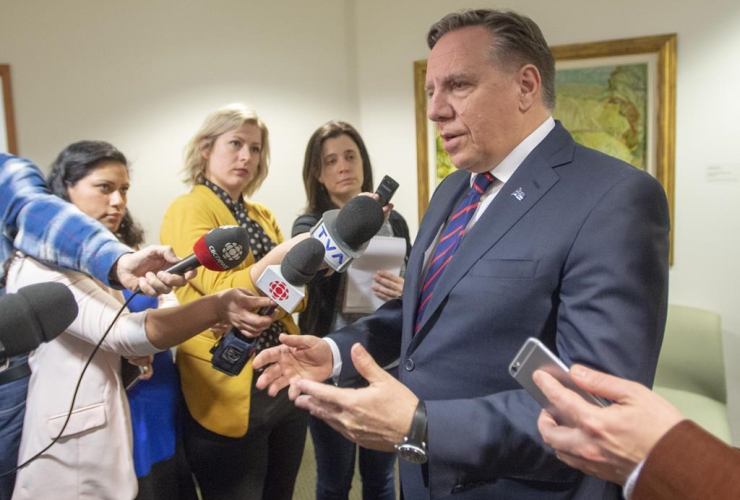 Quebec Premier Francois Legault, 