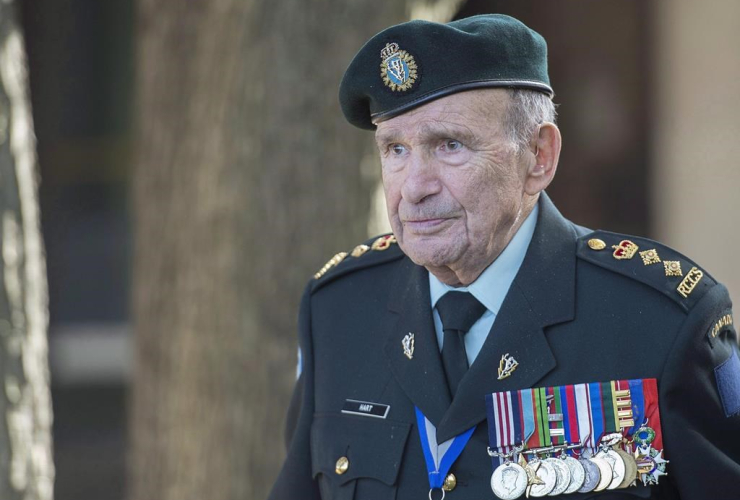 Colonel David Lloyd Hart, veteran, Raid on Dieppe,