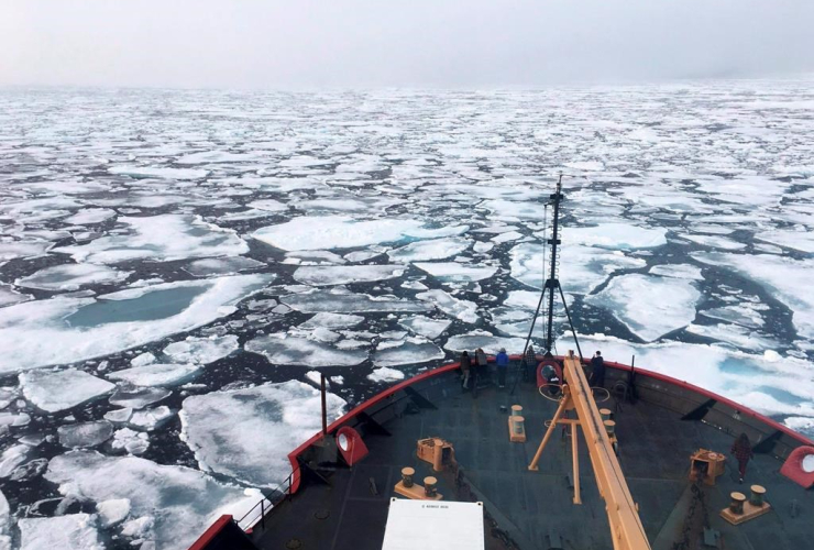 USCG Icebreaker Healy, Chukchi Sea, Arctic Ocean,