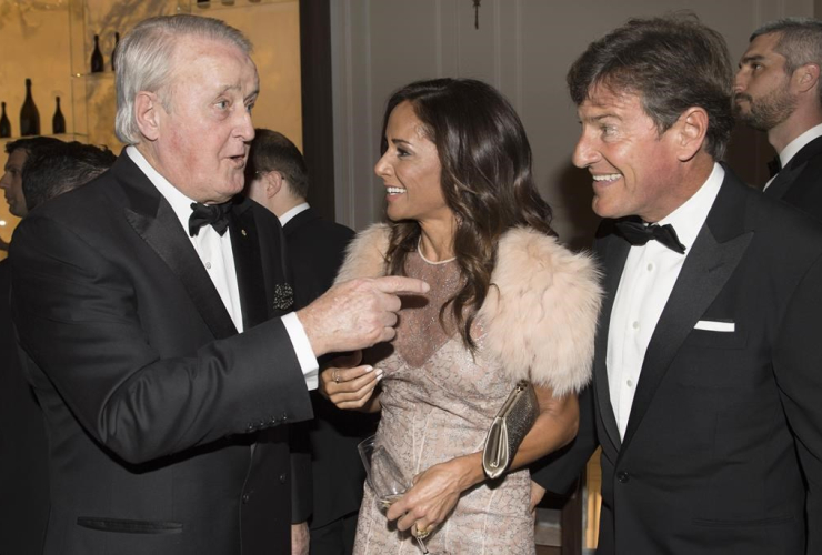 Former Prime Mininster Brian Mulroney, Stephen and Claudine Bronfman,