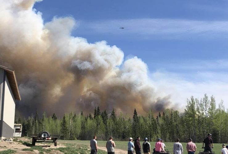 wildfire, Fraser Lake, 