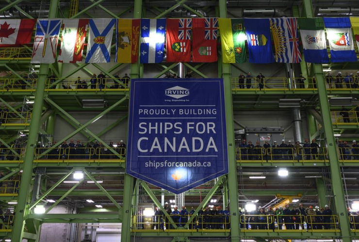 Shipbuilders, Irving employees, Irving Shipbuilding, Halifax shipyard,