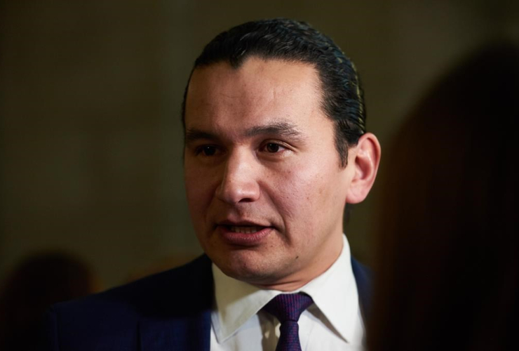 Manitoba NDP Leader Wab Kinew,