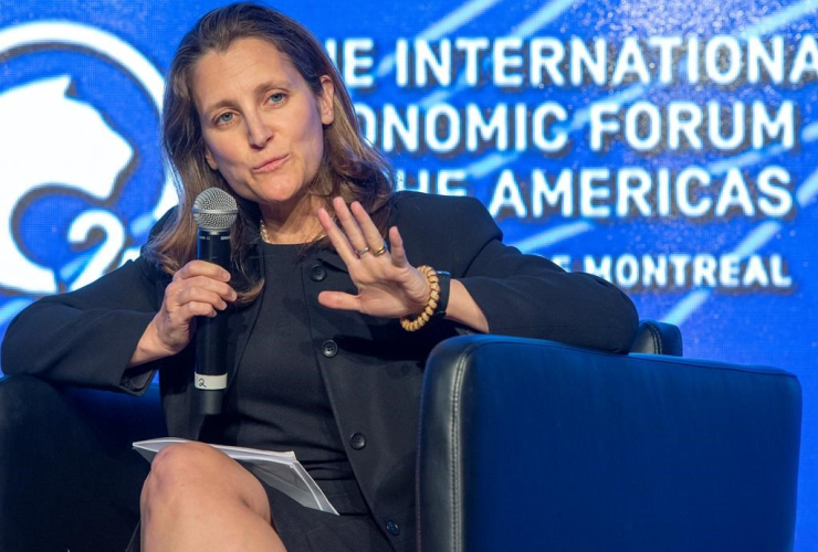 Foreign Affairs Minister Chrystia Freeland, International Economic Forum of the Americas Conference, Montreal, 