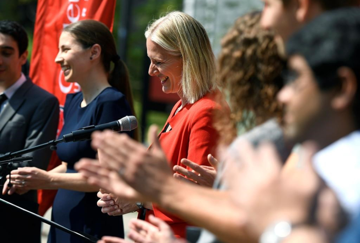 Catherine McKenna, Carleton University faculty, students,