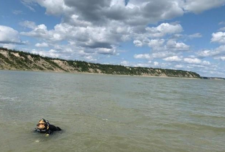 RCMP, Underwater Recovery Team, Nelson River, 