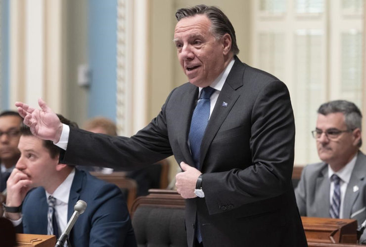 Quebec Premier Francois Legault, 