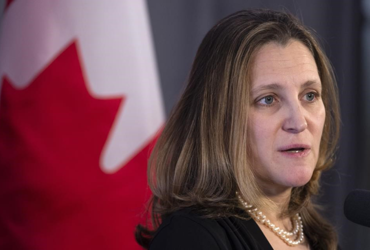 Foreign Affairs Minister Chrystia Freeland,