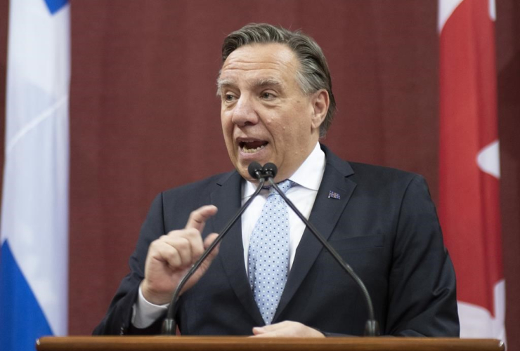 Quebec Premier Francois Legault, 