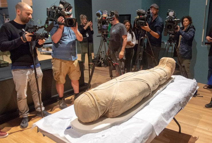 Egyptian mummy Nestawedjat, 