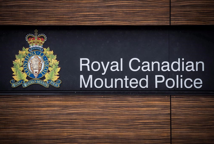 RCMP logo, Royal Canadian Mounted Police "E" Division Headquarters, Surrey, 