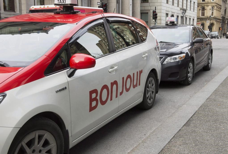 taxi, Bonjour, Montreal,