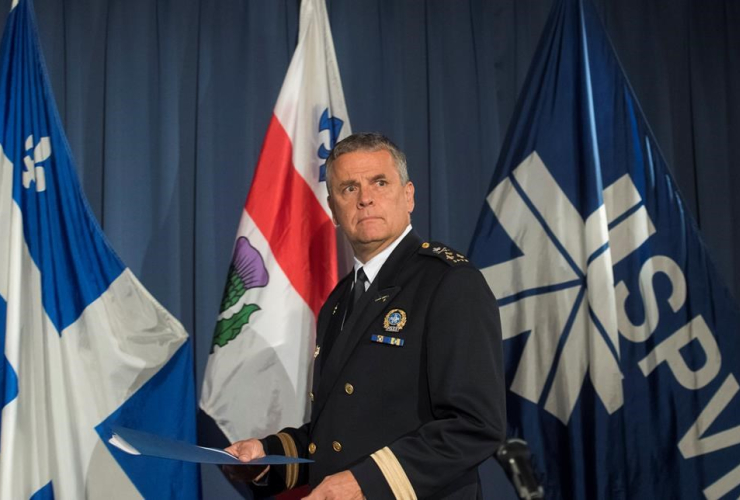 Montreal Police Chief Sylvain Caron,