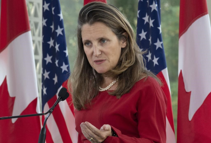 Canadian Foreign Affairs Minister Chrystia Freeland, 