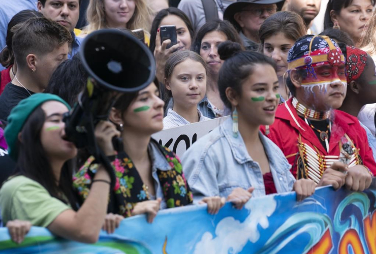 Swedish activist, Greta Thunberg, Climate Strike, Montreal,