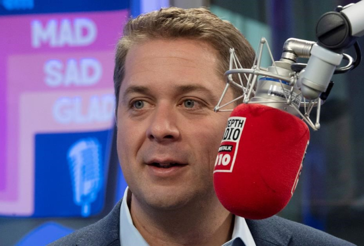 Conservative Leader Andrew Scheer, radio interview,  Toronto, 