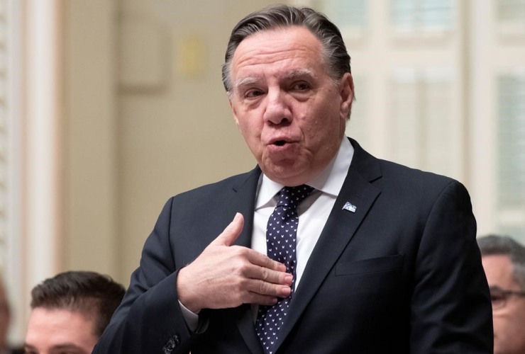 Quebec Premier Francois Legault, 