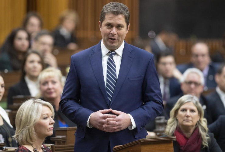 Leader of the Opposition Andrew Scheer,