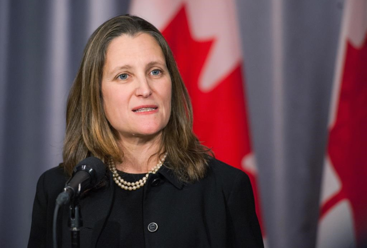 Deputy Prime Minister Chrystia Freeland,