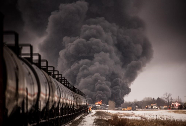 derailed, Canadian Pacific Railway, train, Guernsey, Sask., 